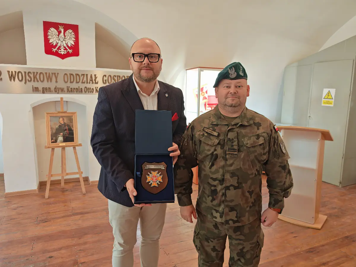 Współpraca Torunia z 12. WOG - spotkanie z komendantem