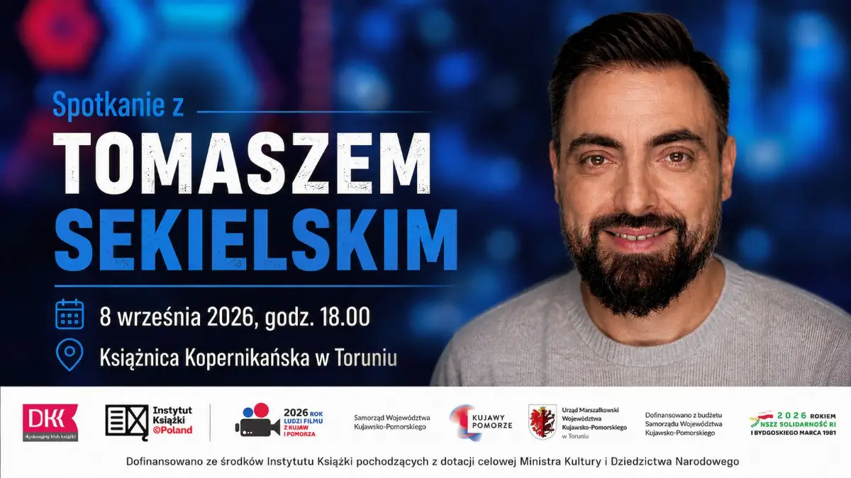 Spotkanie z Tomaszem Sekielskim w Książnicy Kopernikańskiej
