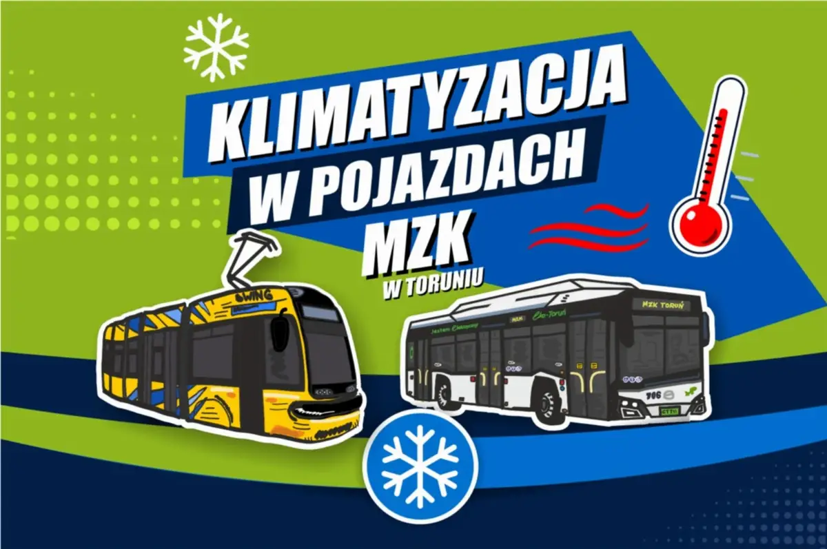 Działanie klimatyzacji w pojazdach MZK Toruń