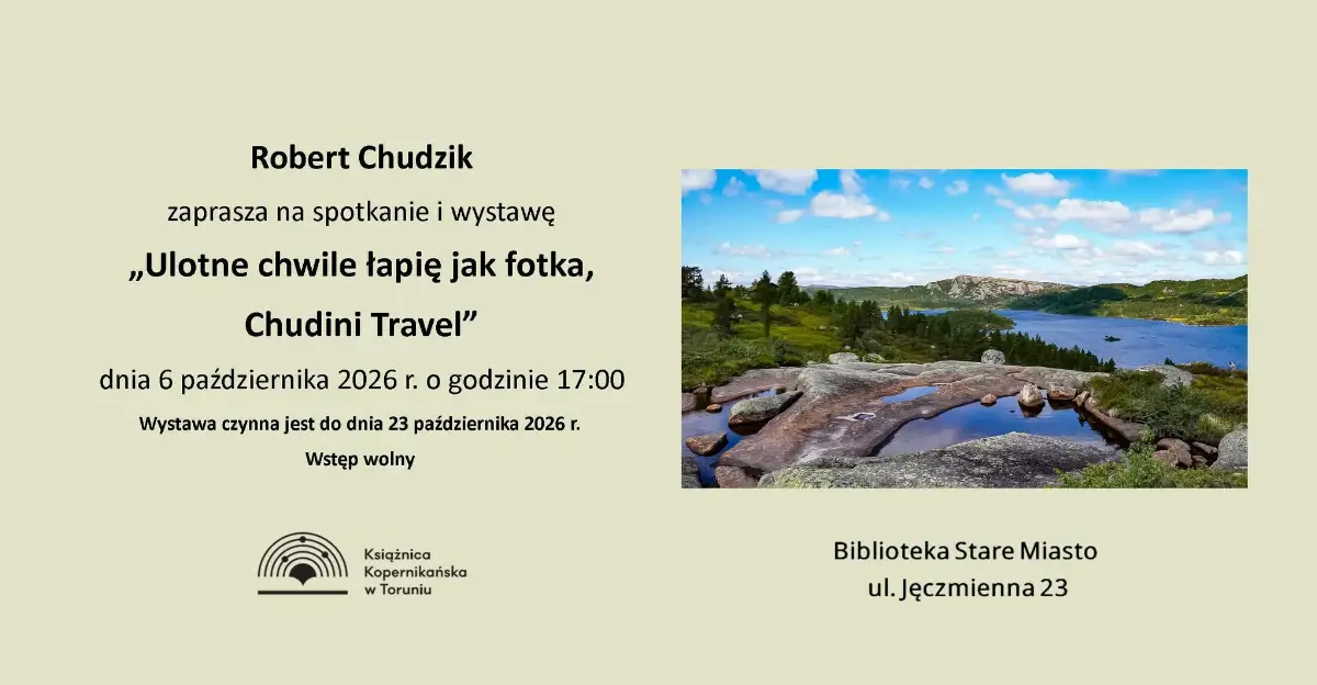 Spotkanie z Robertem Chudzikiem w Bibliotece Stare Miasto