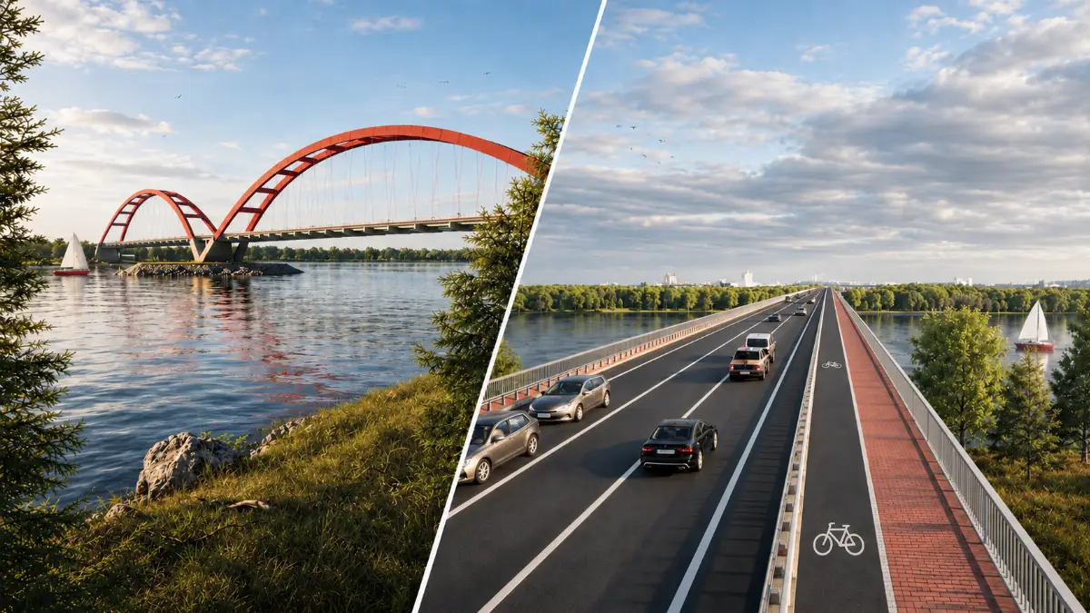 Toruń planuje budowę trzeciego mostu