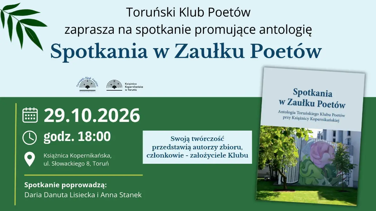 Spotkanie w Zaułku Poetów 29 października