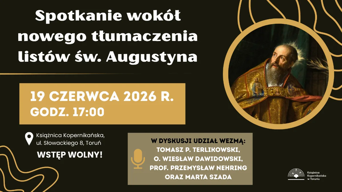 19 czerwca: Dyskusja na temat nowego tłumaczenia listów św. Augustyna