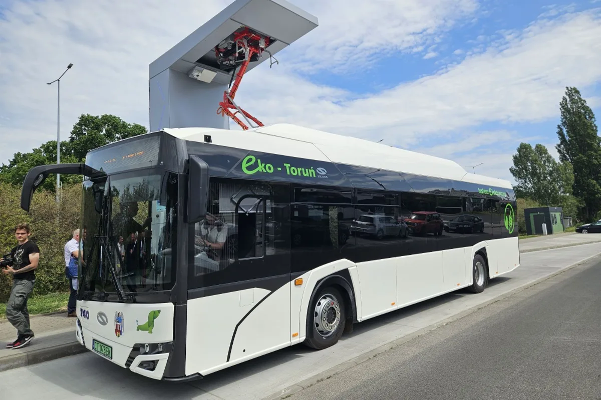Nowe autobusy elektryczne w Toruniu