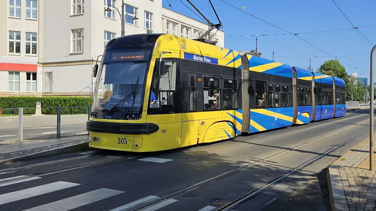 Wstrzymanie ruchu tramwajowego na linii nr 1