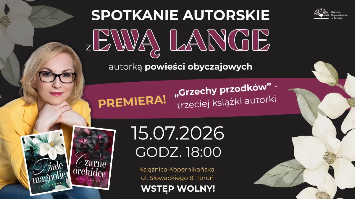 15 lipca: Premiera powieści Ewy Lange "Grzechy przodków"