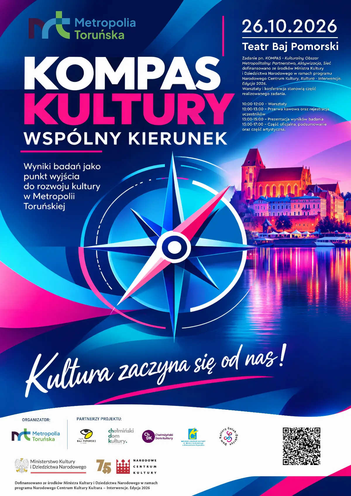 KOMPAS 2026 - Konferencja dotycząca przyszłości kultury w Metropolii Toruńskiej