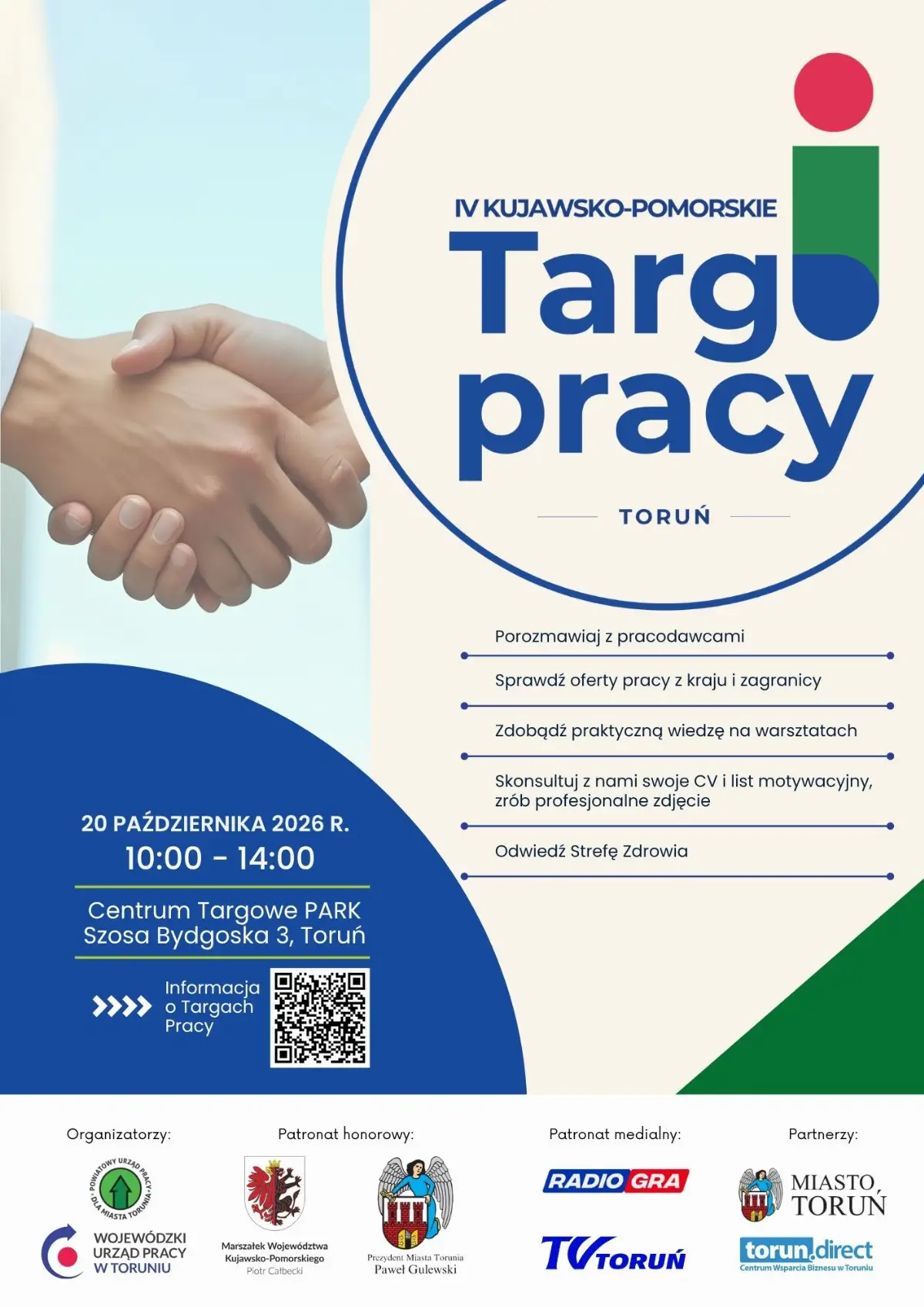 IV Kujawsko-Pomorskie Targi Pracy w Toruniu - nowa szansa na zatrudnienie