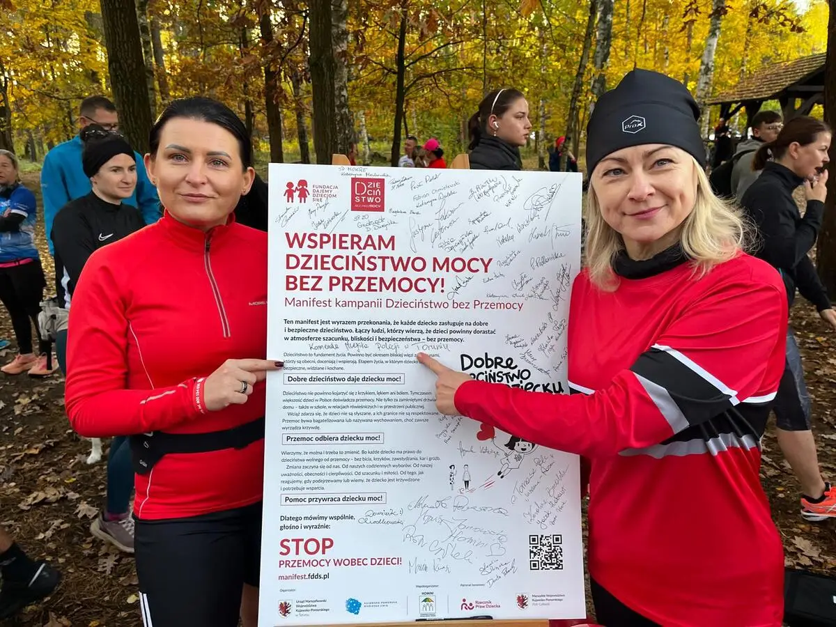 Wspólny bieg na rzecz kampanii „Dzieciństwo bez Przemocy”