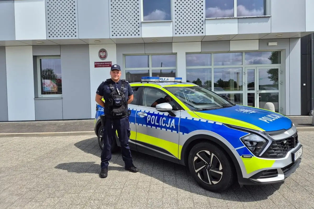 Policjant w czasie wolnym zatrzymał nietrzeźwego kierowcę