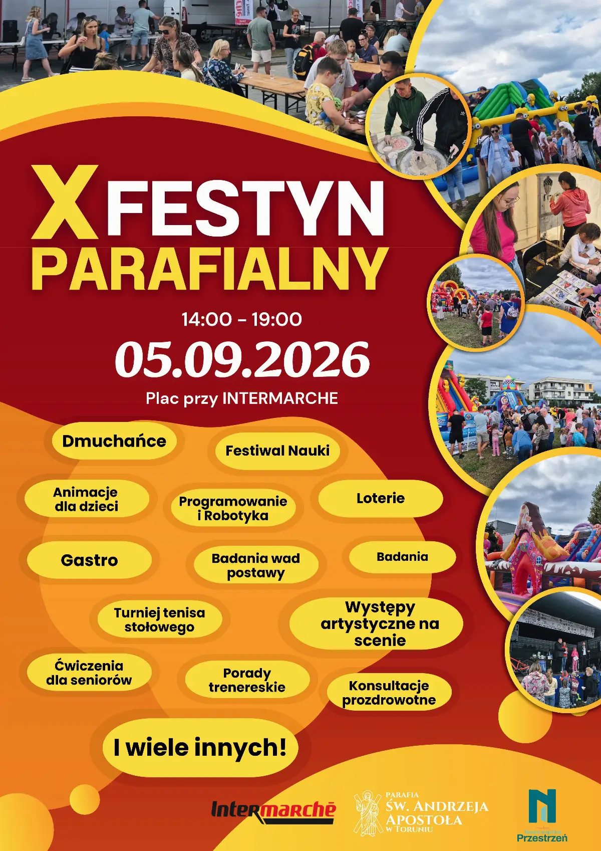 Jubileusz dziesięciolecia parafii św. Andrzeja Apostoła z festynem rodzinnym