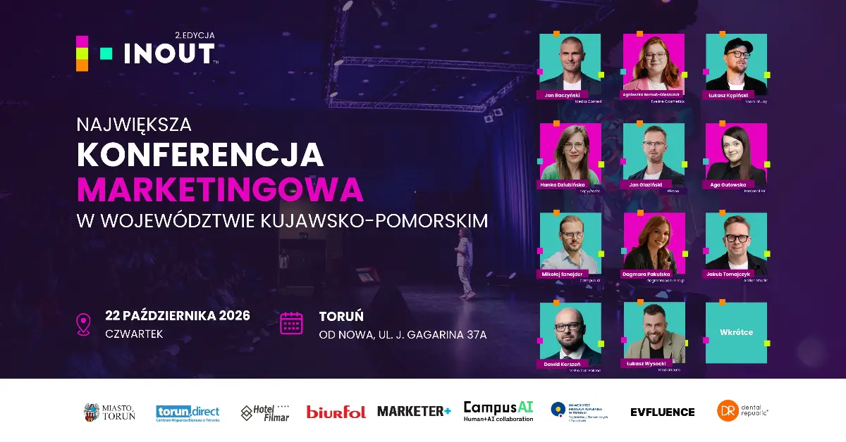 Druga edycja konferencji IN OUT™ w Toruniu