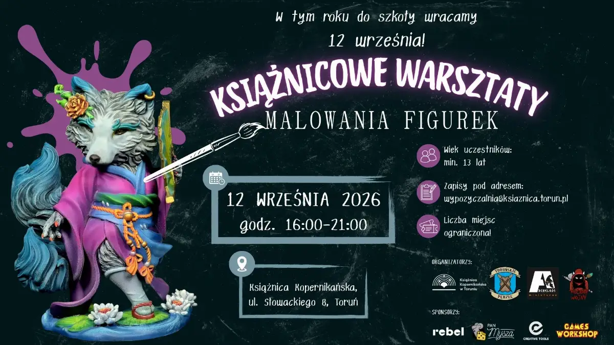 Warsztaty malowania figurek w Książnicy Kopernikańskiej