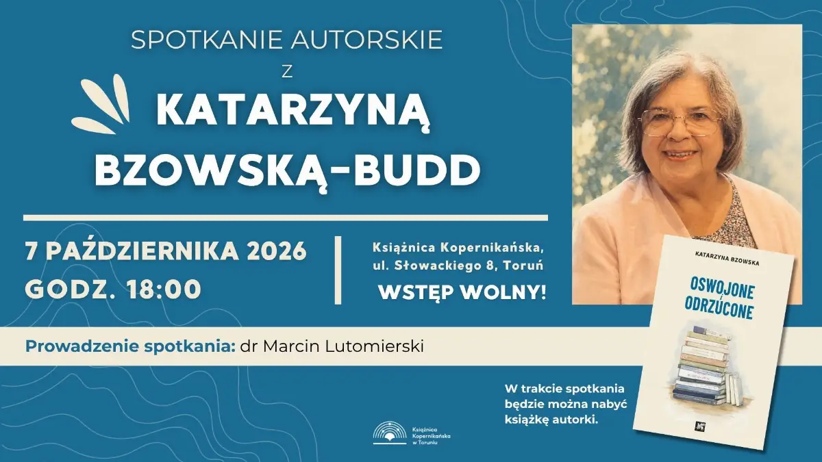 Spotkanie z Katarzyną Bzowską-Budd na temat literatury emigracyjnej