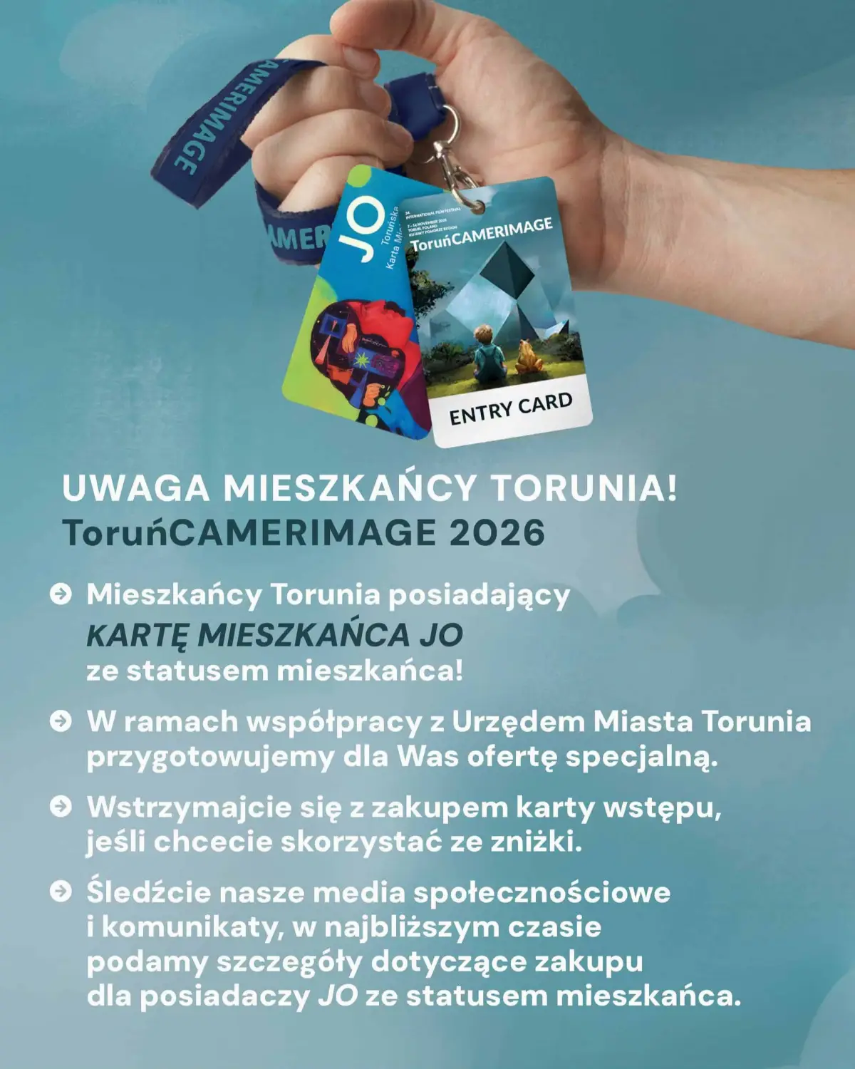 Specjalna oferta dla mieszkańców Torunia na festiwal ToruńCAMERIMAGE