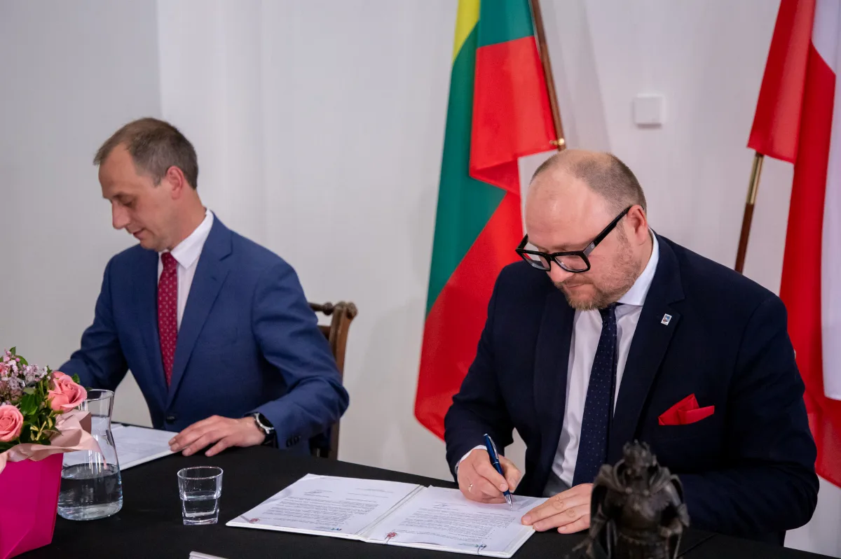 Podpisanie listu intencyjnego między Metropolią Toruńską a Kownem