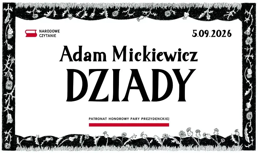 4 i 5 września: Narodowe Czytanie 'Dziadów' w Książnicy Kopernikańskiej