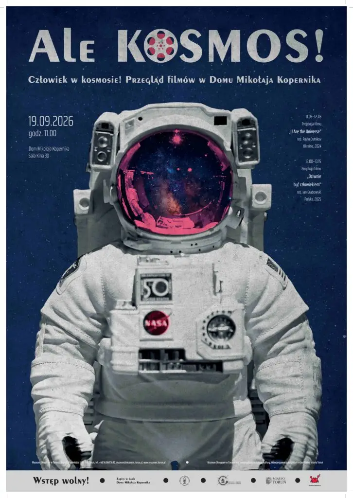 Przegląd filmów "Ale Kosmos!" w Domu Mikołaja Kopernika