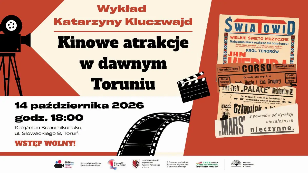 14 października: Wykład o kinach w dawnym Toruniu