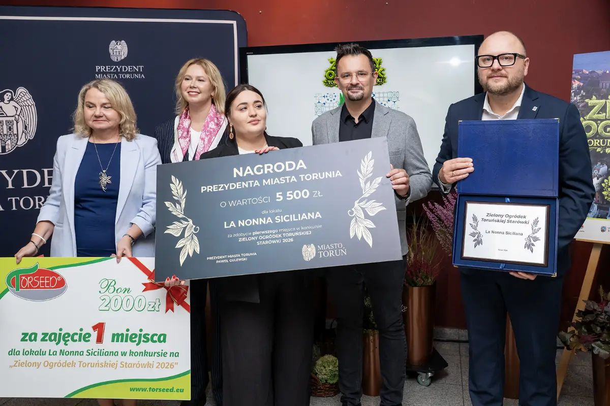 La Nonna Siciliana zwycięzcą „Zielonego Ogródka Toruńskiej Starówki 2026”