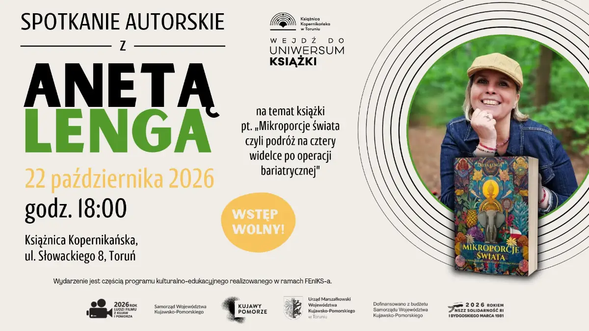 Spotkanie z Anetą Lengą na temat 'Mikroporcje świata'