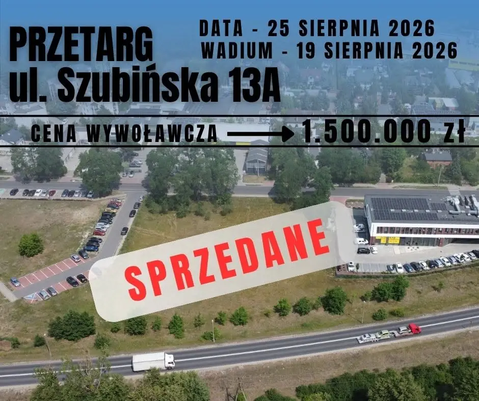 Nowy właściciel działki przy ul. Szubińskiej 13A w Toruniu