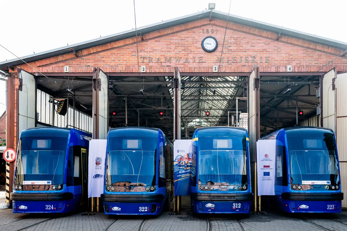 Cztery nowe tramwaje dla Torunia dzięki funduszom unijnym