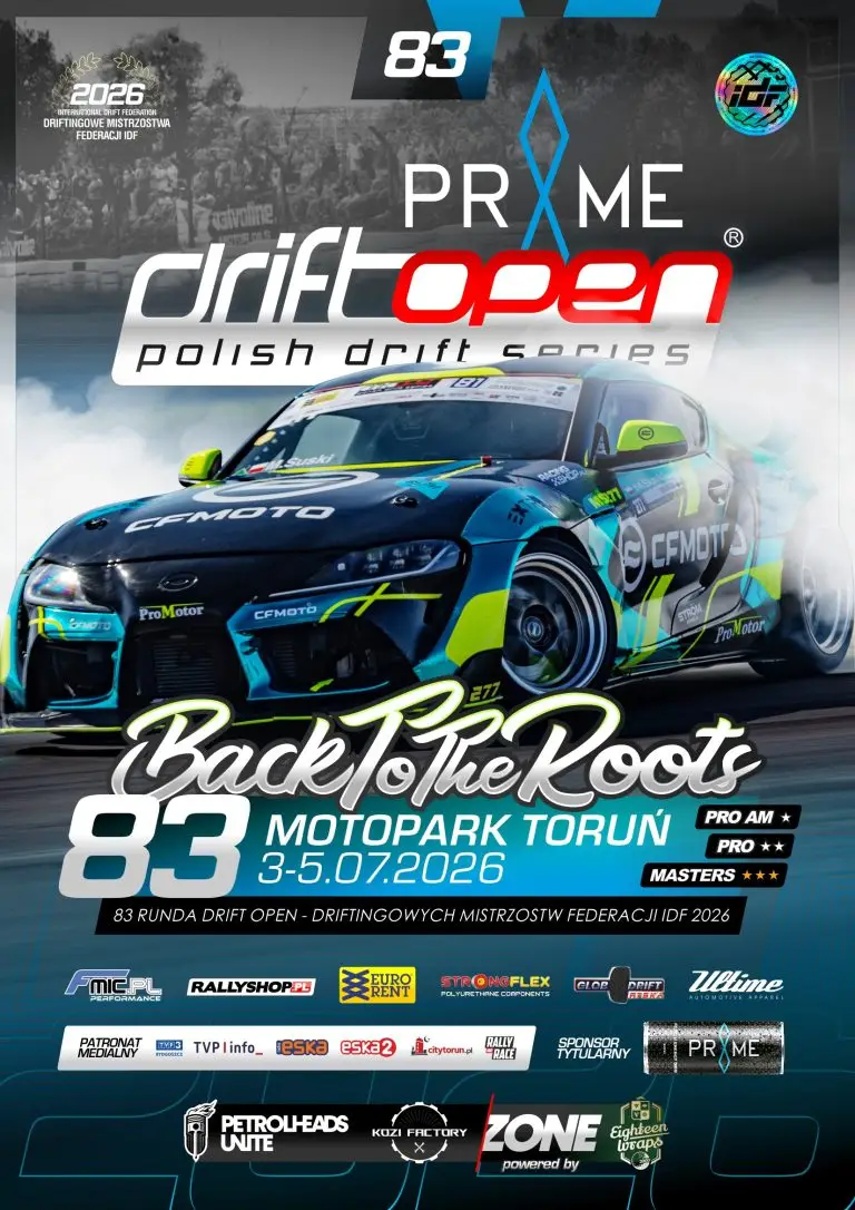 Drift Open powraca do Torunia - Motopark wypełni się emocjami motoryzacyjnymi