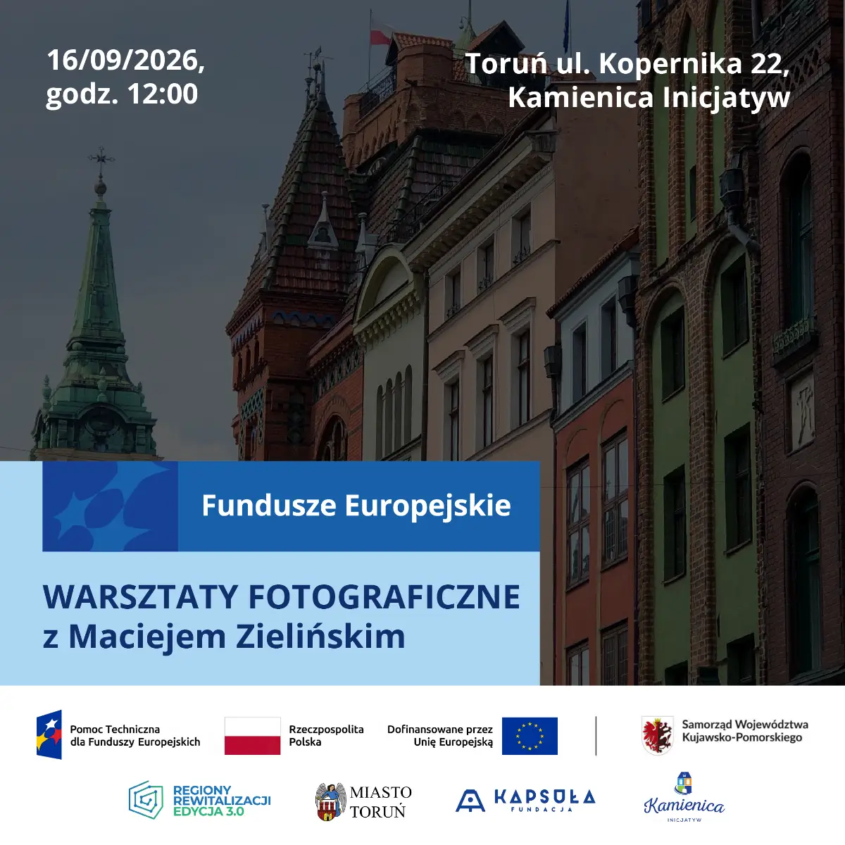 Międzypokoleniowe warsztaty fotograficzne w Toruniu