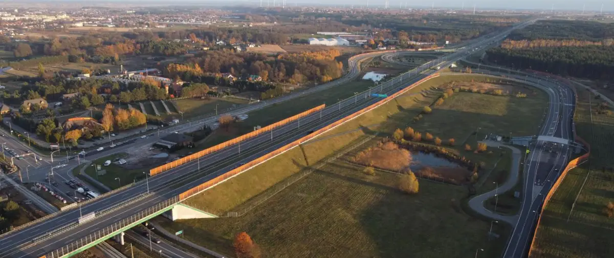 Postęp w rozbudowie autostrady A1 w rejonie Torunia
