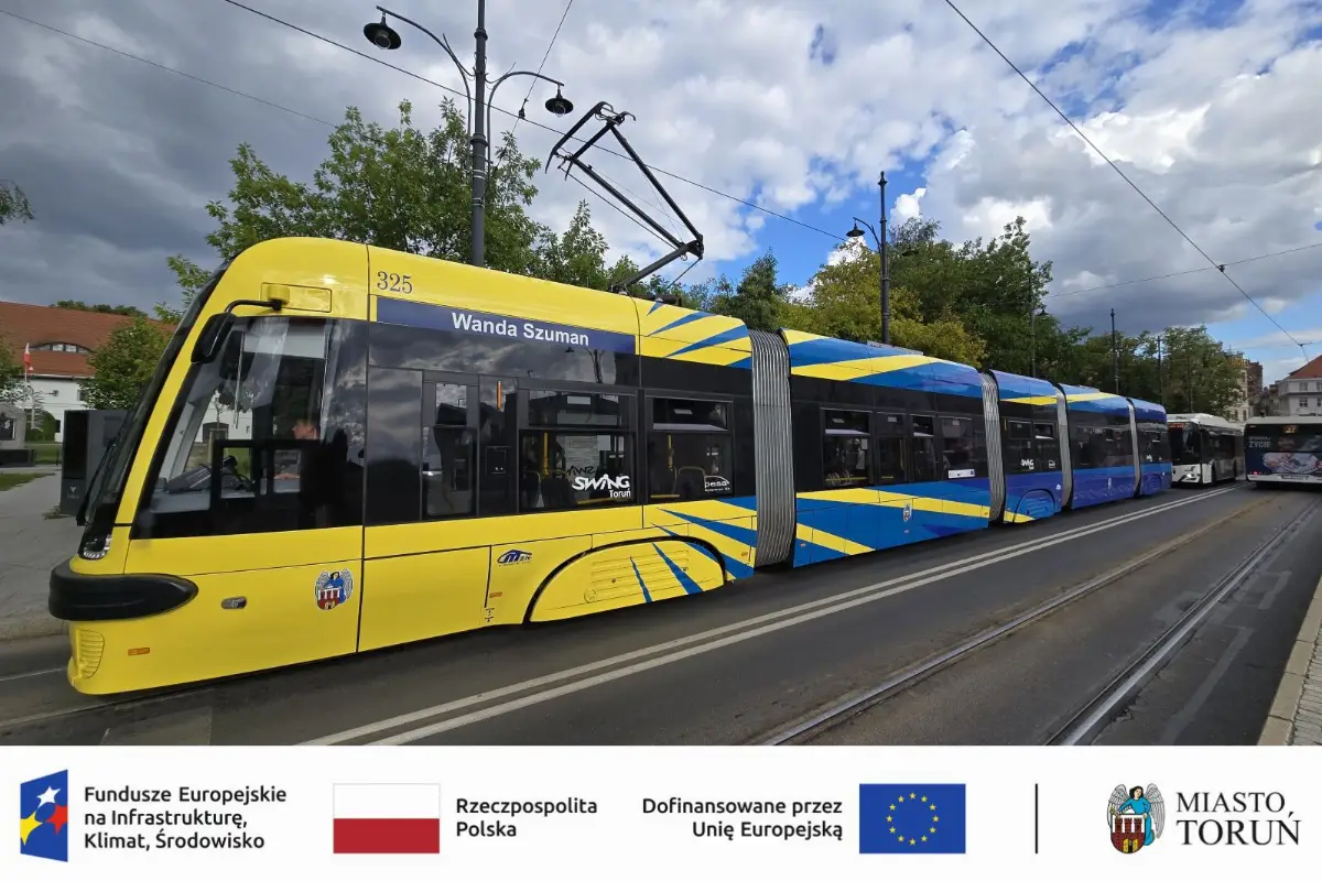 Toruń zyska cztery nowe nowoczesne tramwaje
