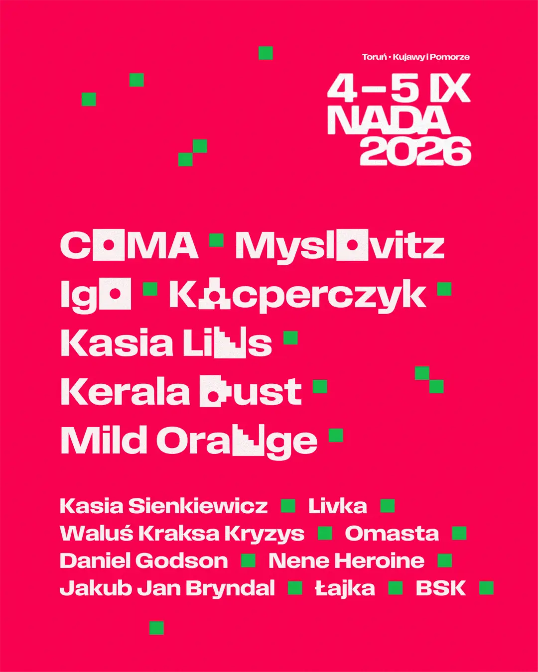 Informacje o dojeździe do Festiwalu NADA 2026