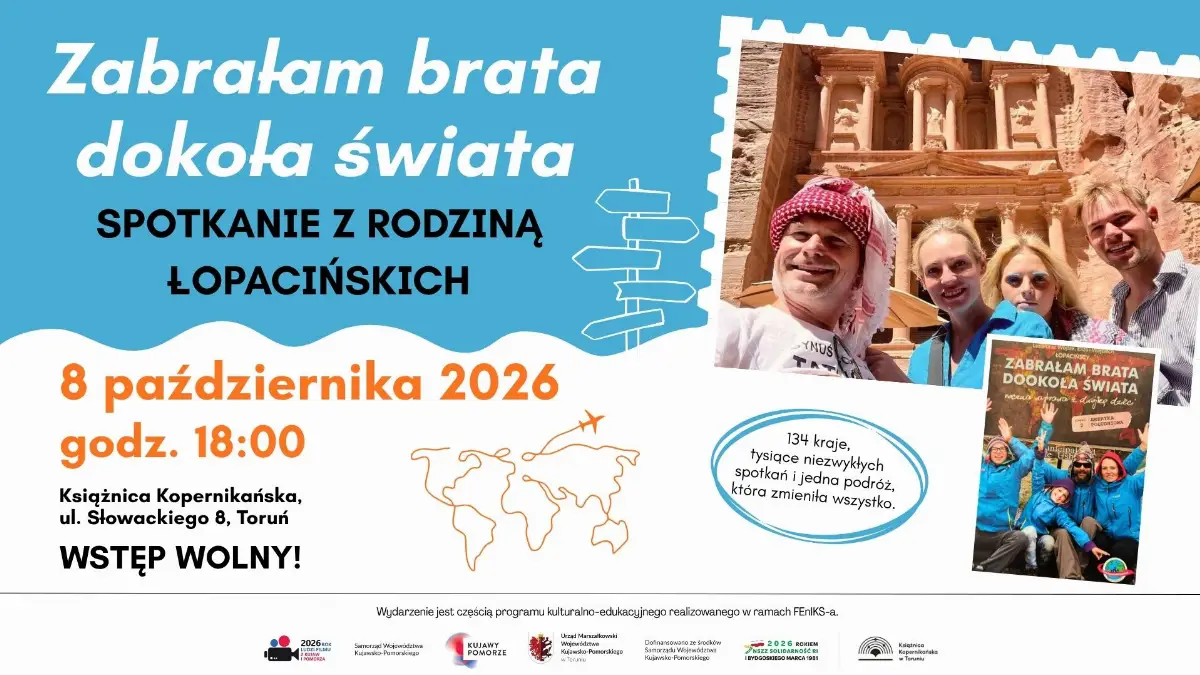 8 października: Wojciech Łopaciński o podróży dookoła świata