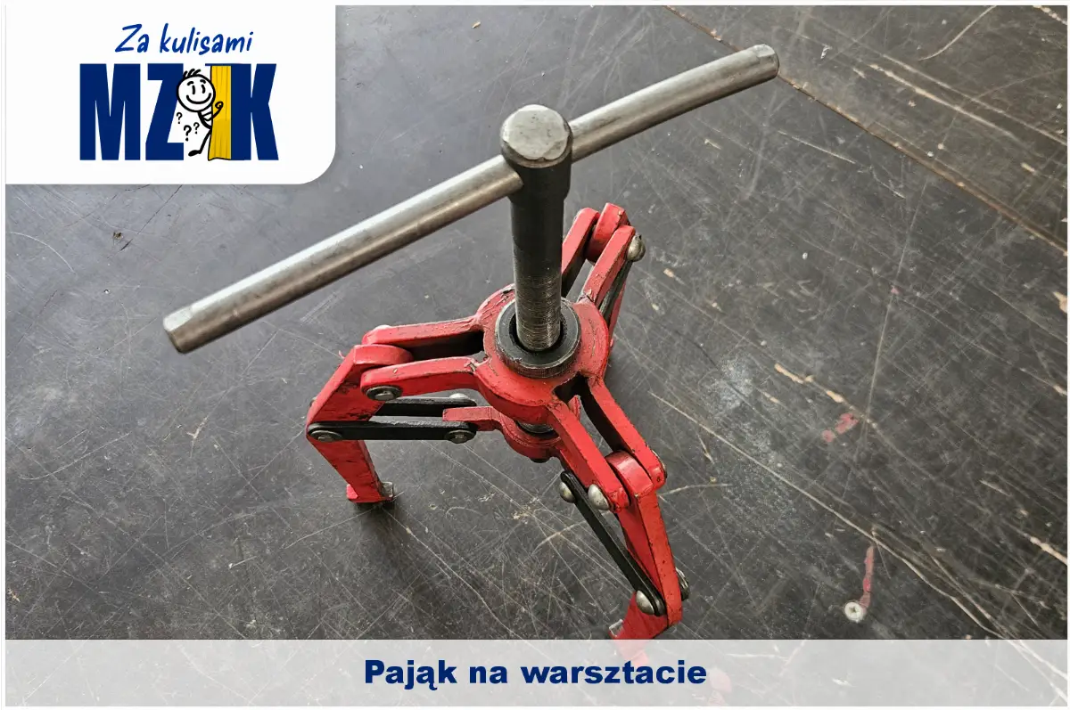 Działanie ściągacza w warsztacie