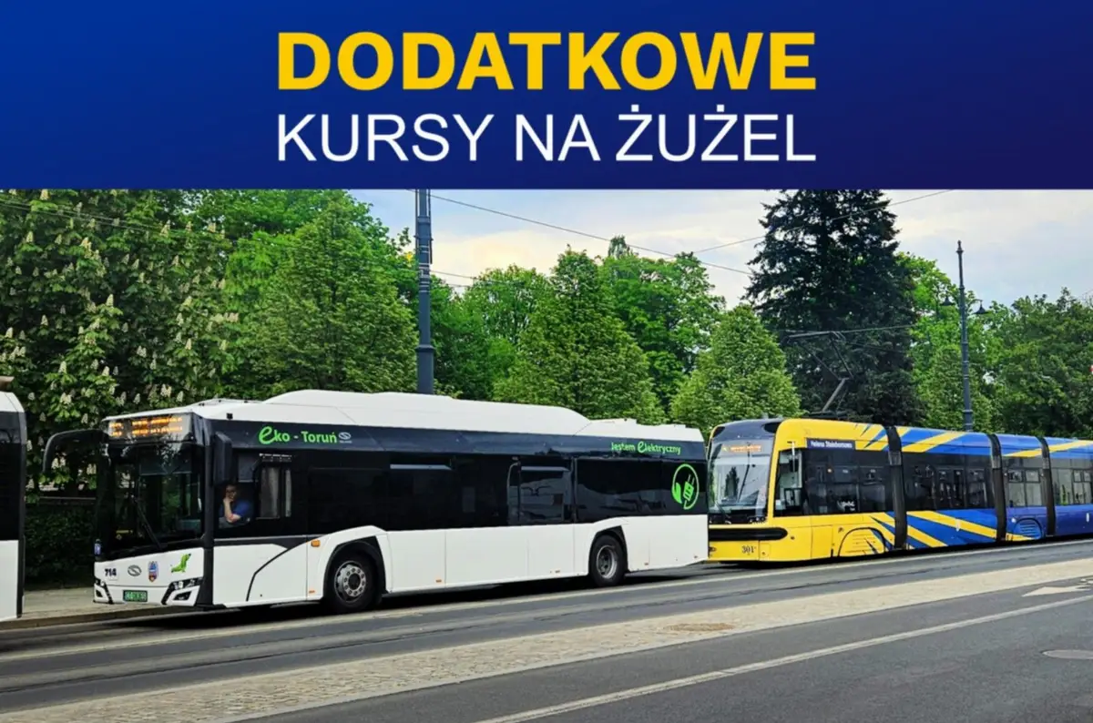 Dodatkowe połączenia komunikacji miejskiej na zawody żużlowe