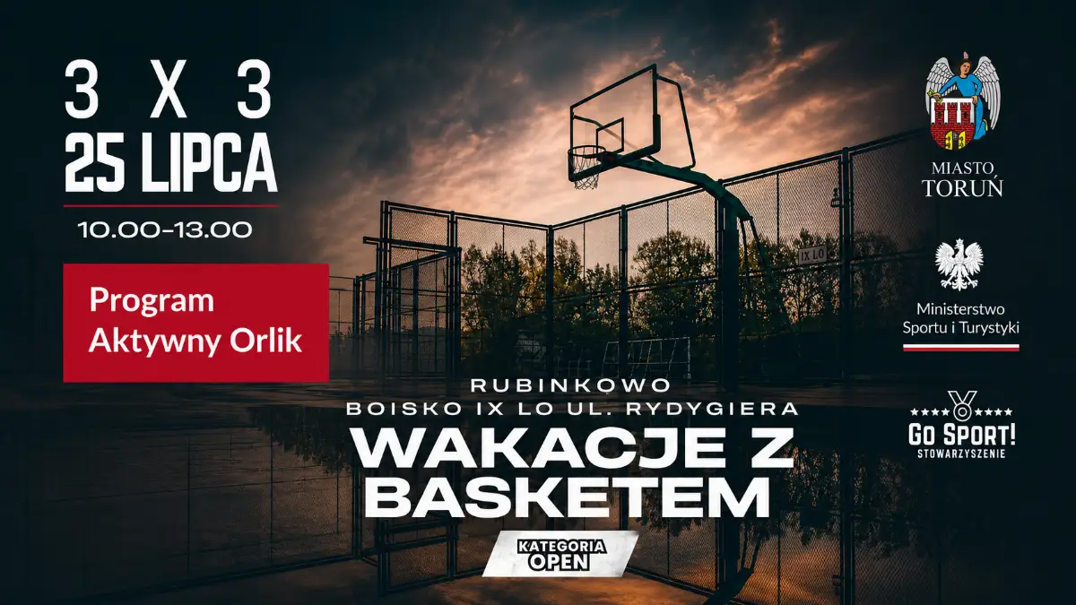 Turniej koszykówki 3x3 w IX LO w Toruniu