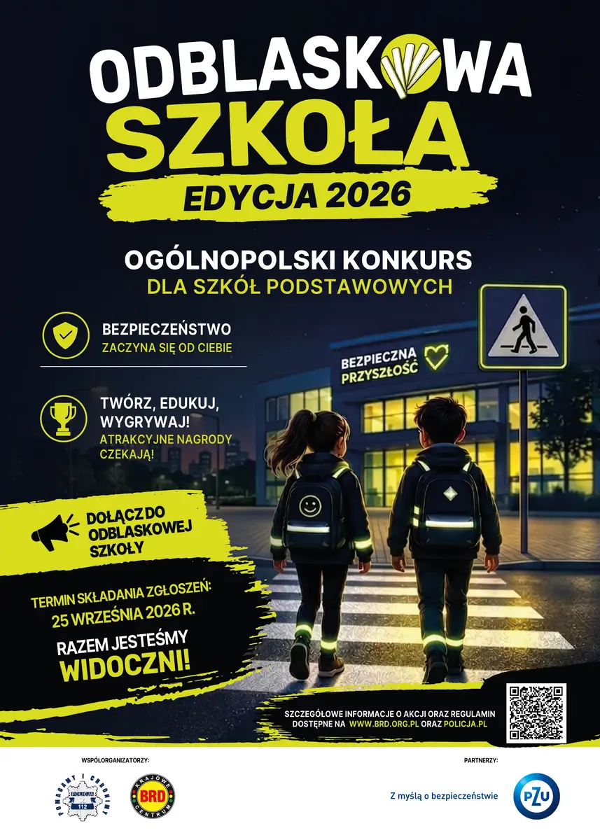 Rozpoczęcie II edycji konkursu „Odblaskowa szkoła” dla szkół podstawowych