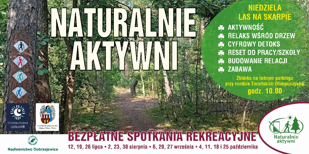 Bezpieczne i aktywne spotkania w Toruniu pod hasłem 'Naturalnie aktywni'