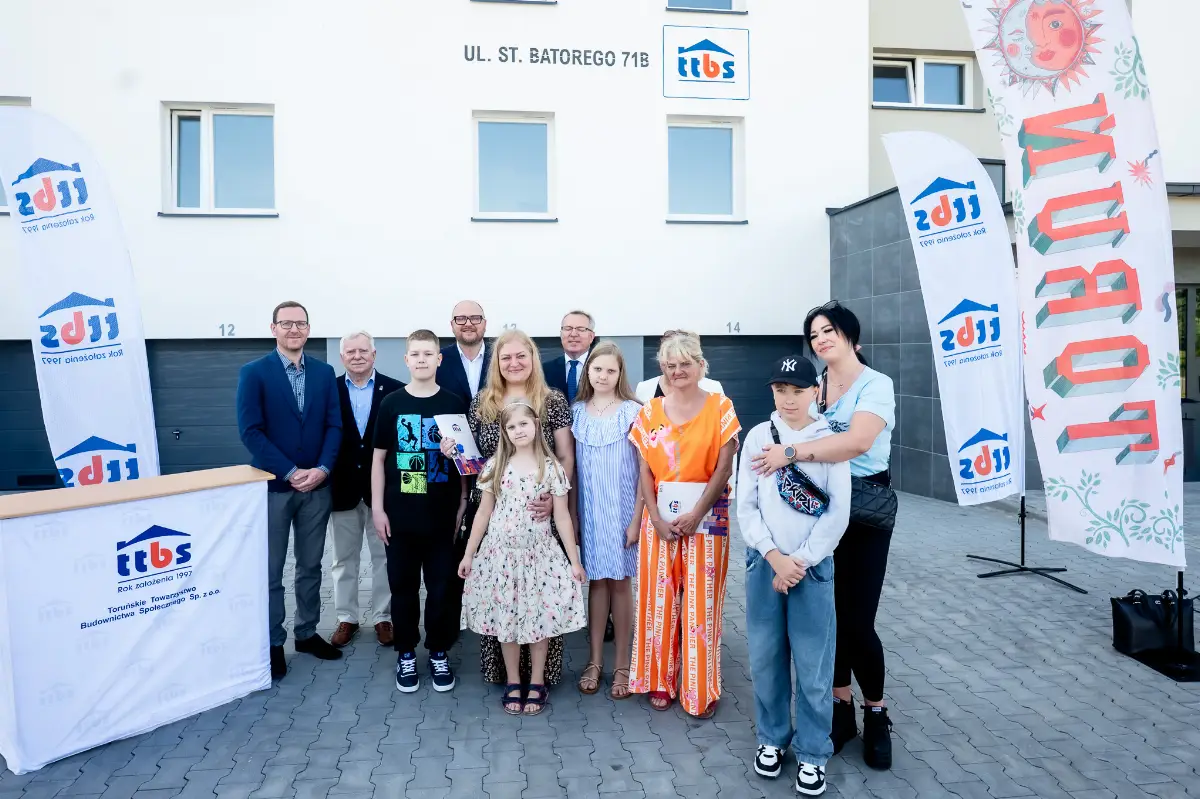 Oddanie do użytku 94 nowych mieszkań w Toruniu