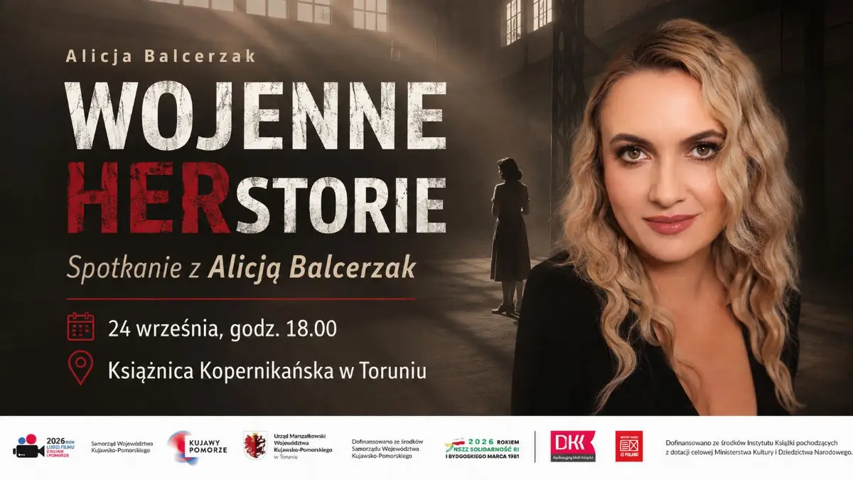 24 września: Spotkanie z Alicją Balcerzak o 'Wojennych herstoryjach'