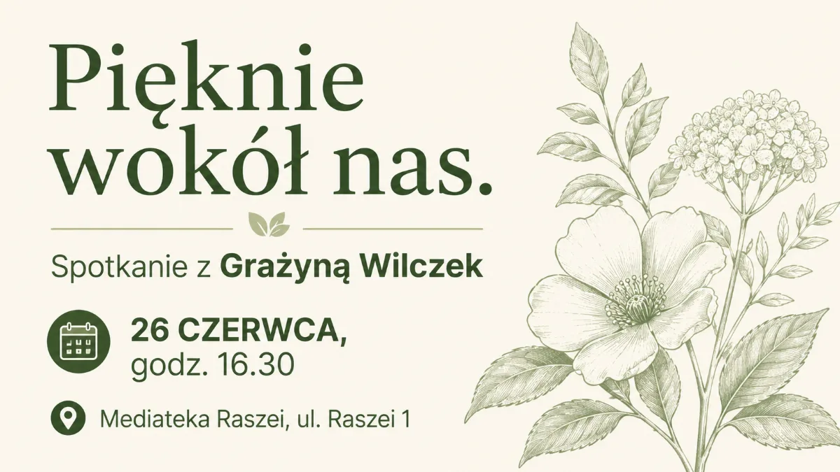 26 czerwca: Spotkanie promujące tomik poezji Grażyny Wilczek