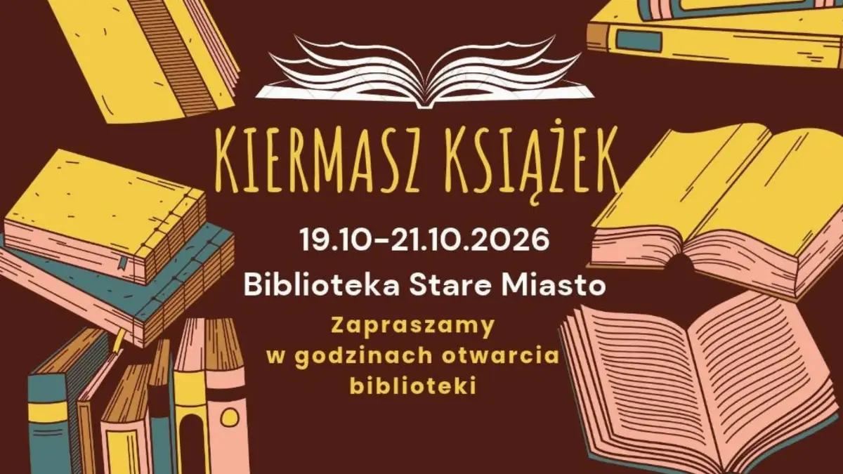 Kiermasz książek w Bibliotece Stare Miasto od 19 do 21 października