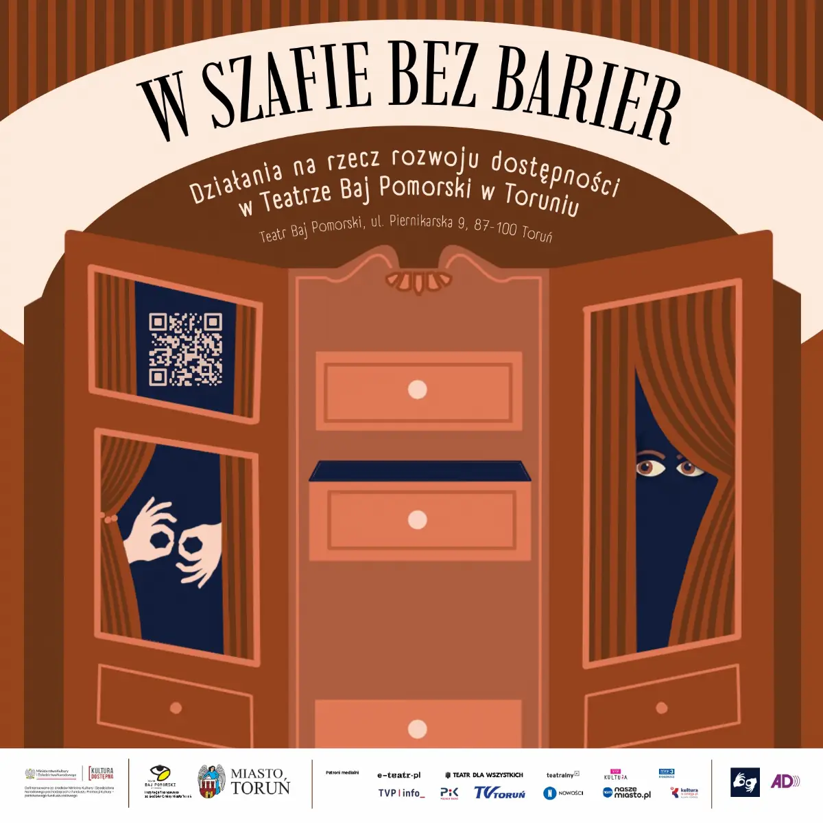 Teatr Baj Pomorski w Toruniu z projektem "W Szafie bez barier"