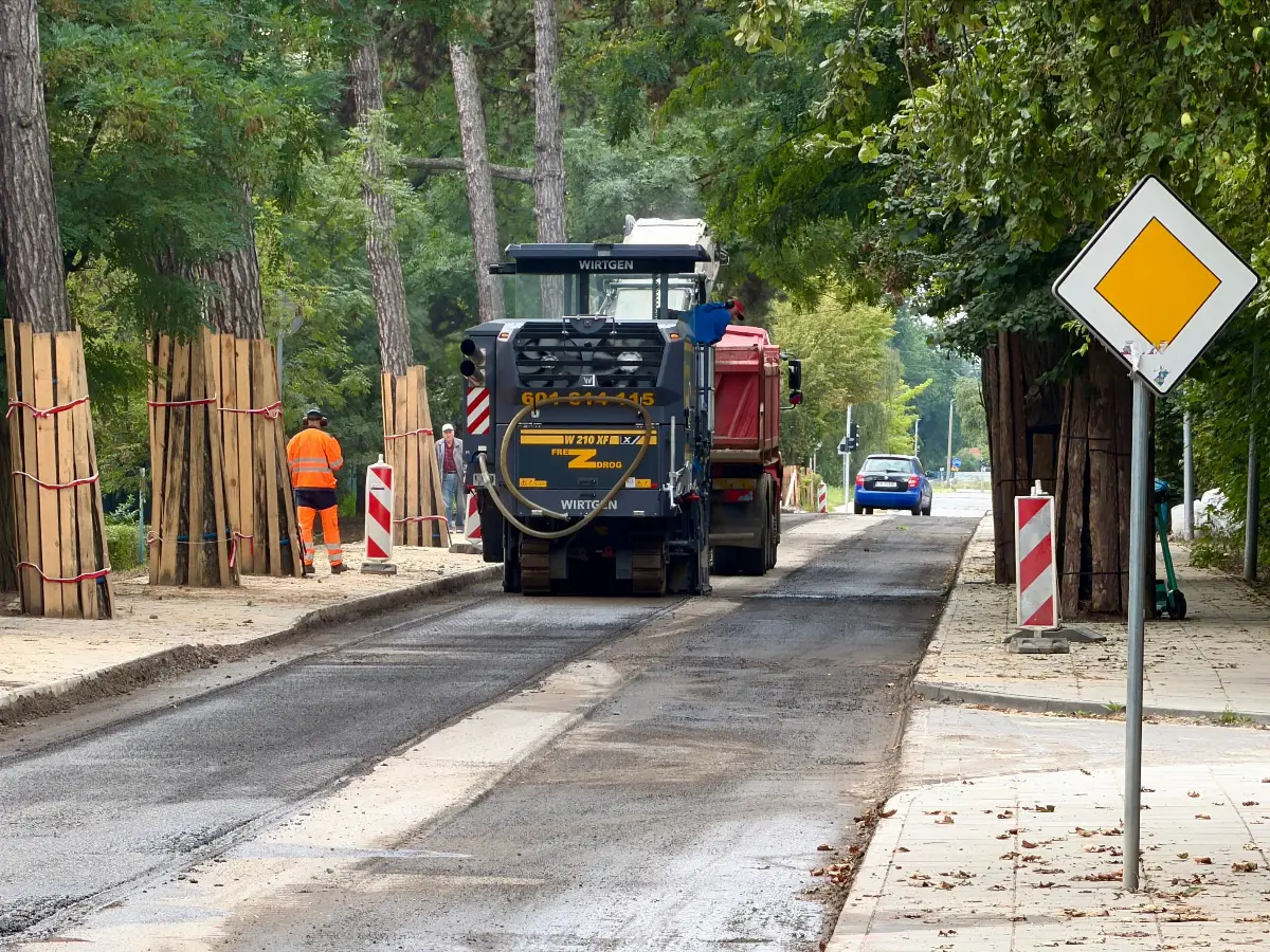 Trwają prace na ul. Okólnej
