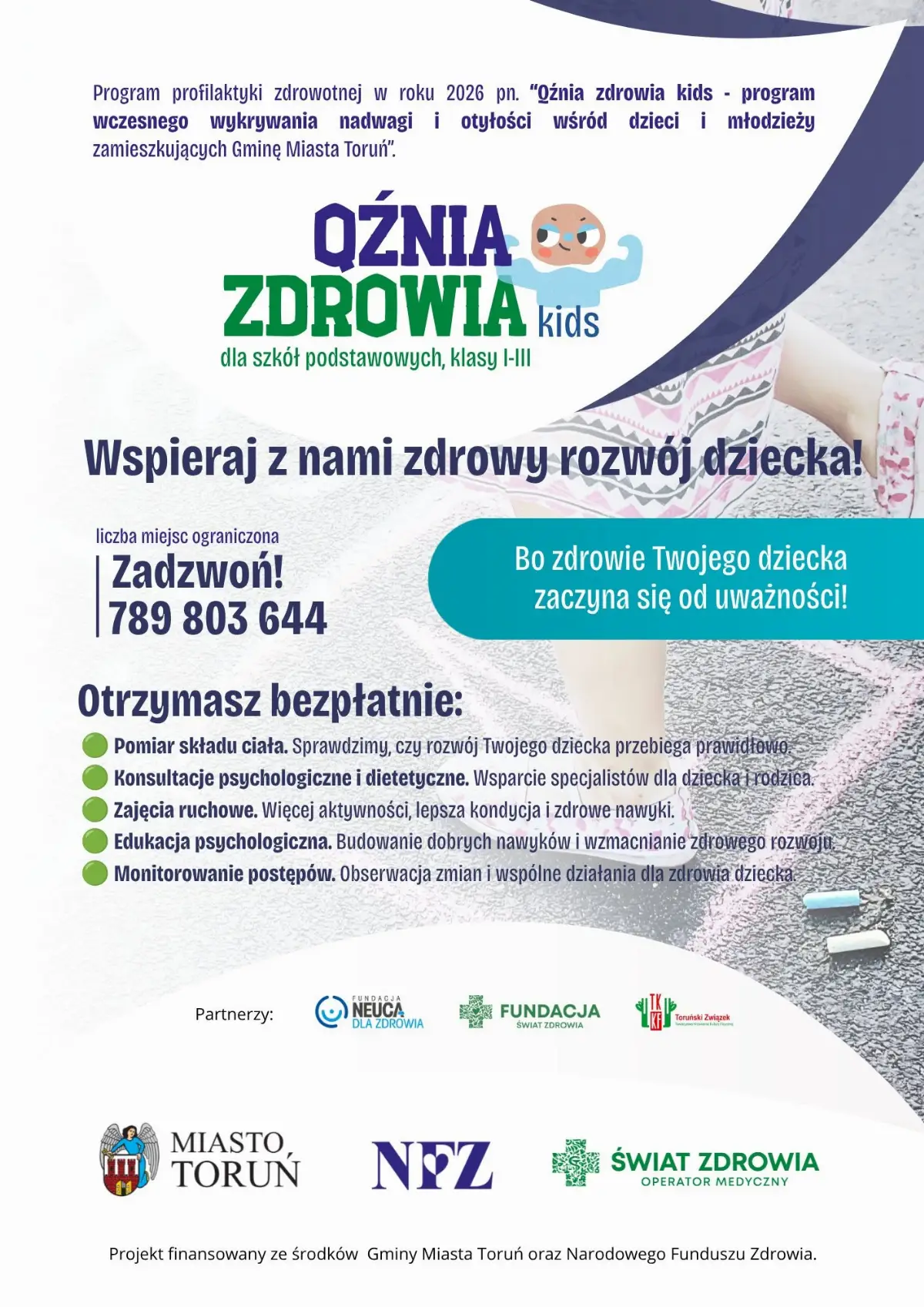Program profilaktyczny „Qźnia Zdrowia Kids” w Toruniu