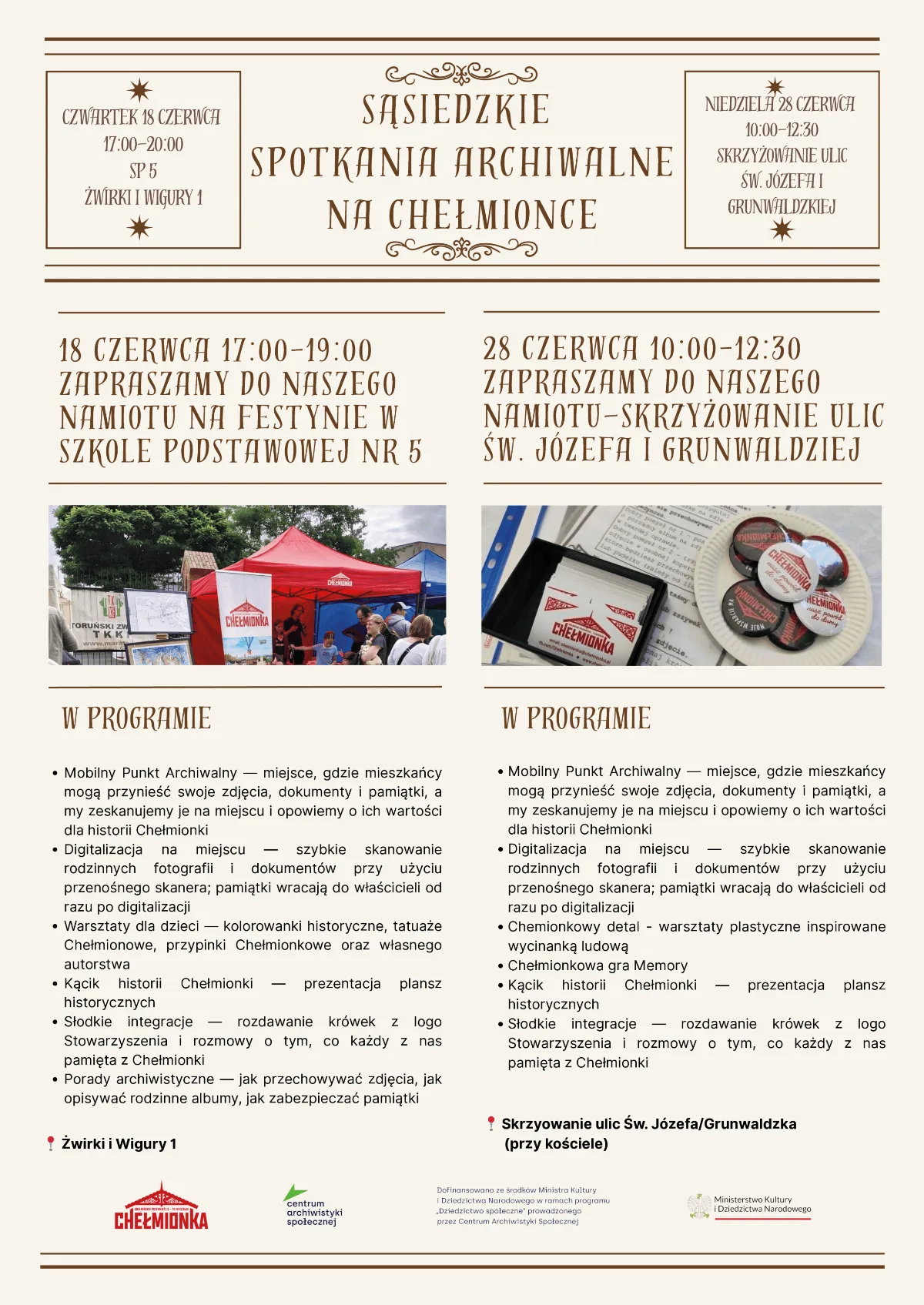 Chełmionka: Spotkania Archiwalne dla Mieszkańców